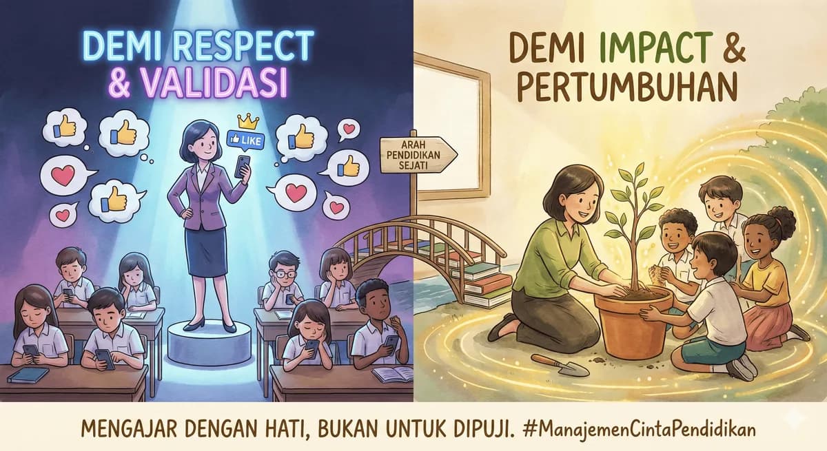 Mengajar Demi "Impact", Bukan Demi "Respect": Surat Terbuka untuk Kita yang Kadang "Gila Validasi"