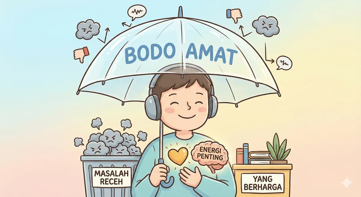 Seni Bodo Amat: Memilah Masalah Mana yang Pantas Dipikirkan, Mana yang Harus Dibuang