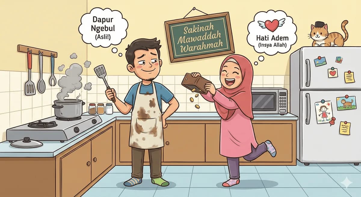 Merawat Cinta, Menjemput Ridha-Nya: Resep Dapur Tetap Ngebul dan Hati Adem