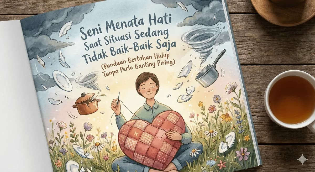 Seni Menata Hati Saat Situasi Sedang Tidak Baik-Baik Saja (Panduan Bertahan Hidup Tanpa Perlu Banting Piring)
