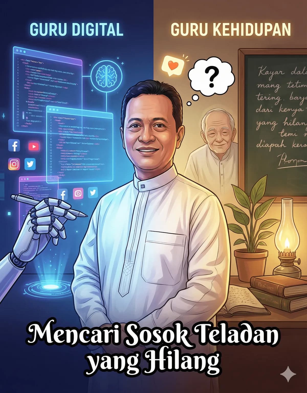 Guru Digital vs Guru Kehidupan: Mencari Sosok Teladan yang Hilang