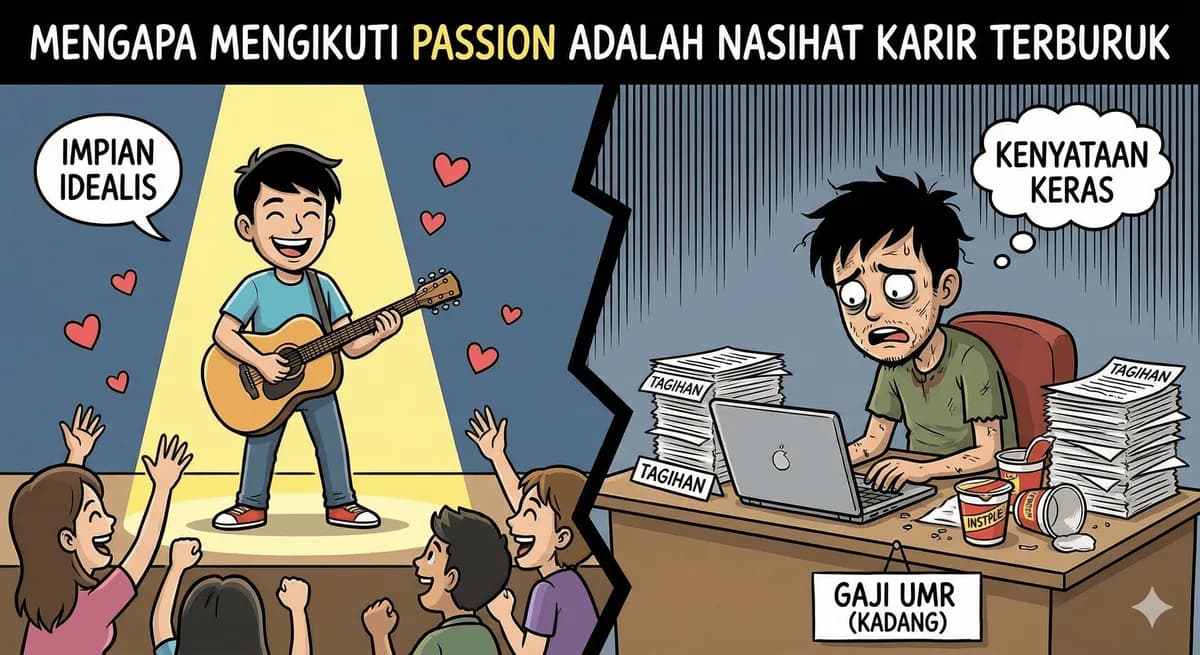 Mengapa Mengikuti Passion Adalah Nasihat Karir Terburuk?