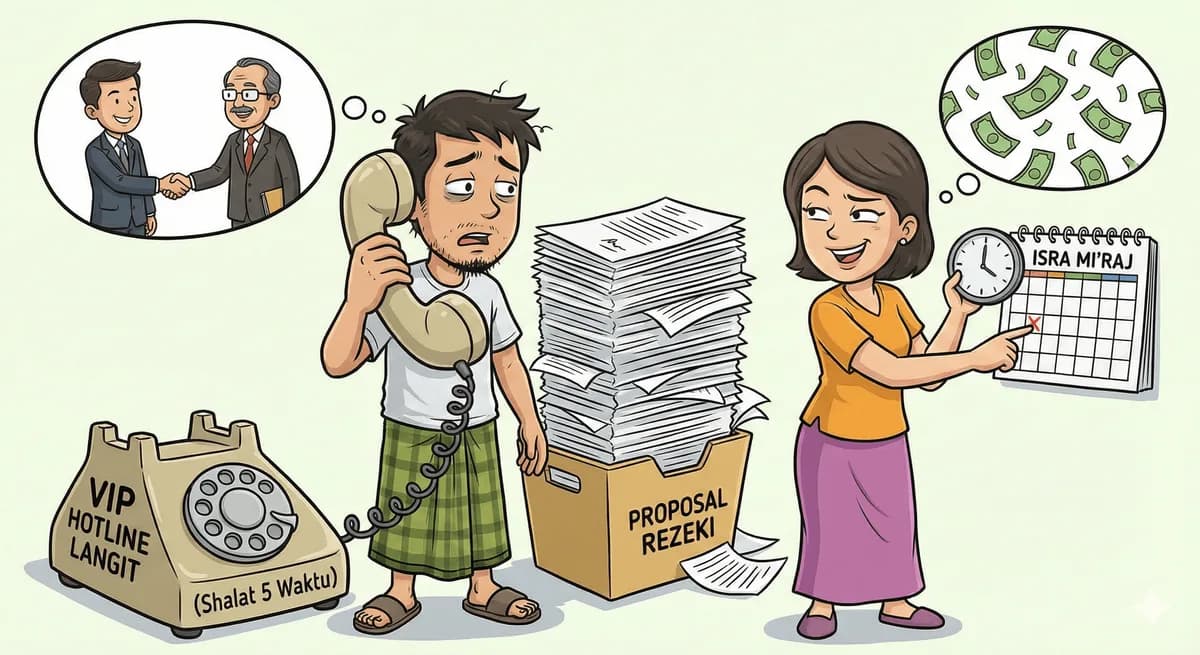 Rezeki Terasa Seret? Moms, Coba Cek Shalatnya Pak Suami Lewat Momen Isra Mi'raj Ini.