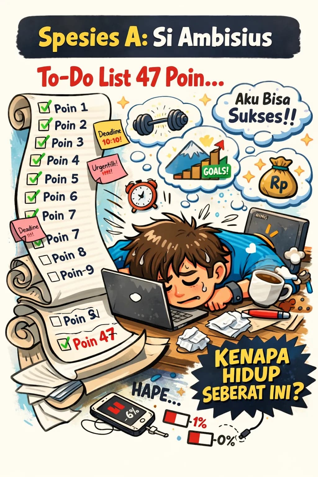 Reset Pelan-Pelan: Cara Balik Produktif Tanpa Jadi Robot
