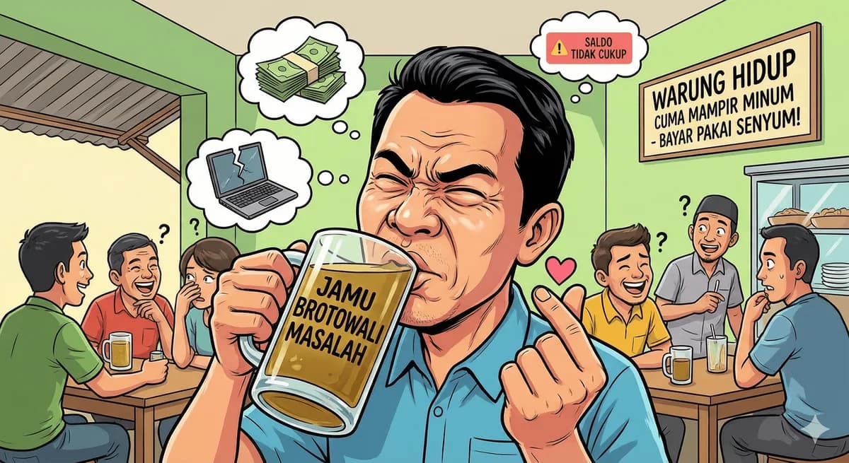 Hidup Cuma Mampir Minum, Jangan Lupa Bayar Pakai Senyum