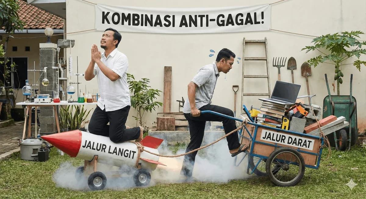 Doa Jalur Langit, Usaha Jalur Darat: Kombinasi Anti-Gagal