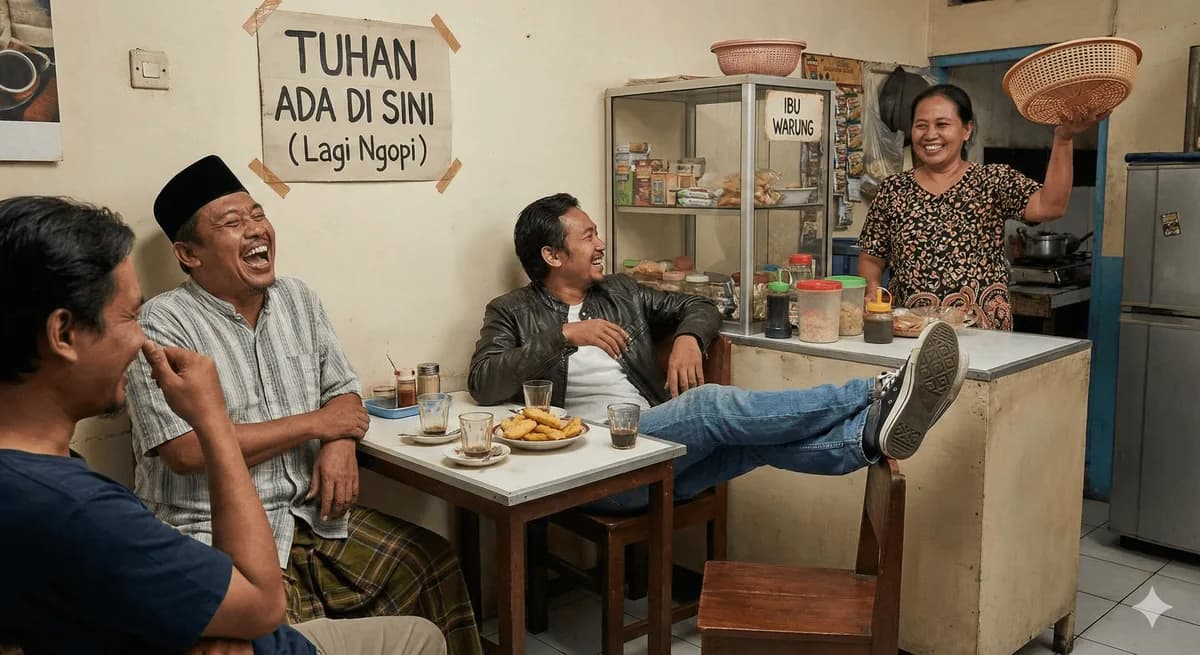 Tuhan Ada di Warung Kopi: Menemukan Hikmah di Tempat-Tempat Tak Terduga