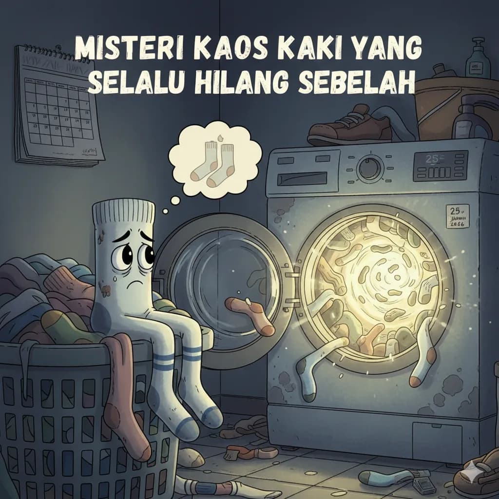 Misteri Kaos Kaki yang Selalu Hilang Sebelah: Sebuah Konspirasi Alam Semesta