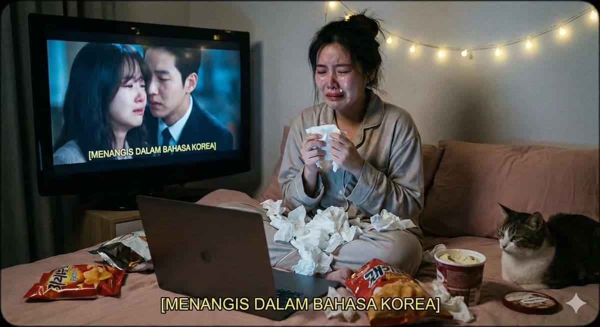 Nangis Nonton Drakor Padahal Udah Tahu Ending-nya, Hobi Macam Apa Ini?