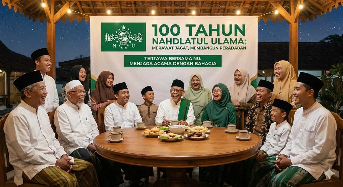 Tertawa Bersama NU: 100 Tahun Menjaga Agama dengan Bahagia