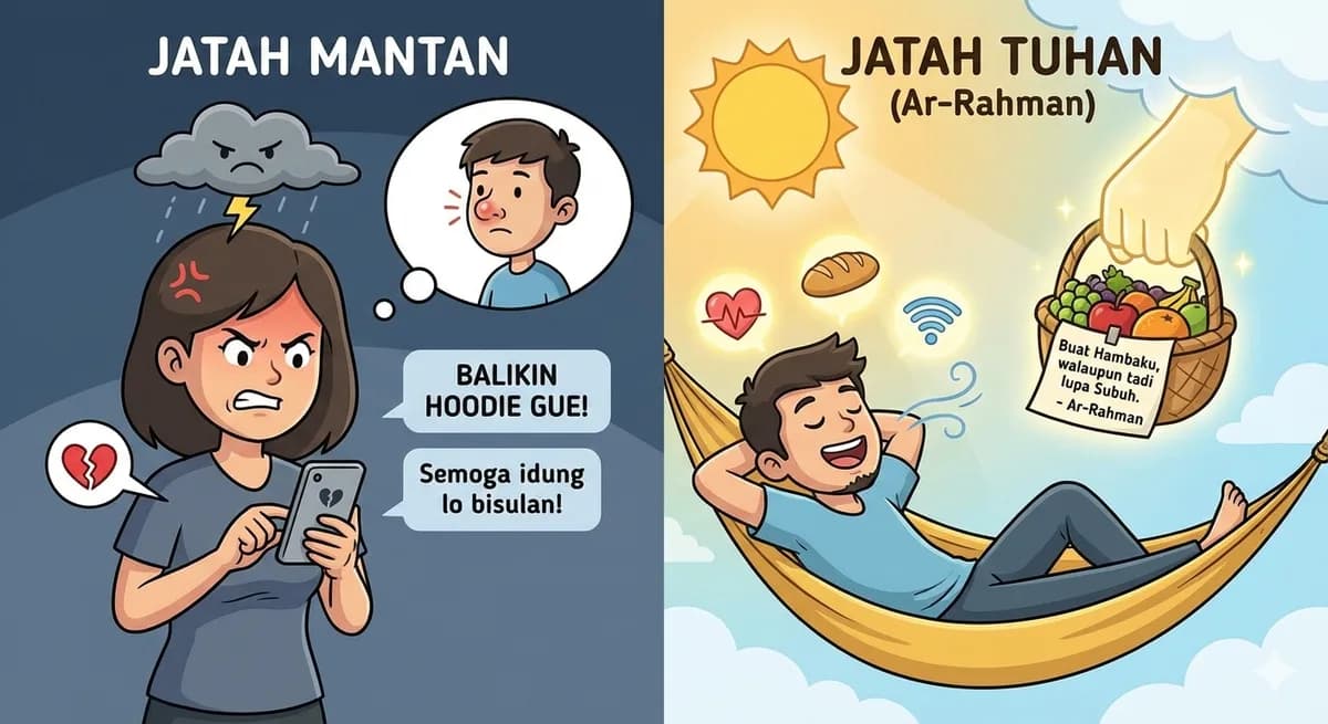 Jatah Mantan vs. Jatah Tuhan: Belajar Konsep Ar-Rahman Biar Nggak Gampang Insecure