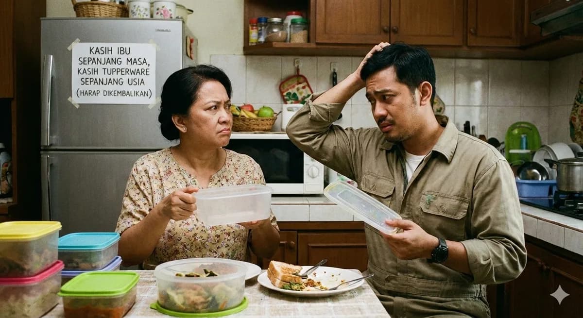 Kasih Ibu Sepanjang Masa, Kasih Tupperware Sepanjang Usia (Harap Dikembalikan)