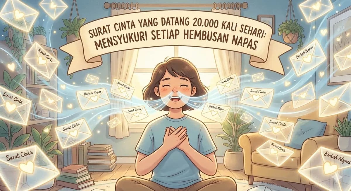 Surat Cinta yang Datang 20.000 Kali Sehari: Mensyukuri Setiap Hembusan Napas