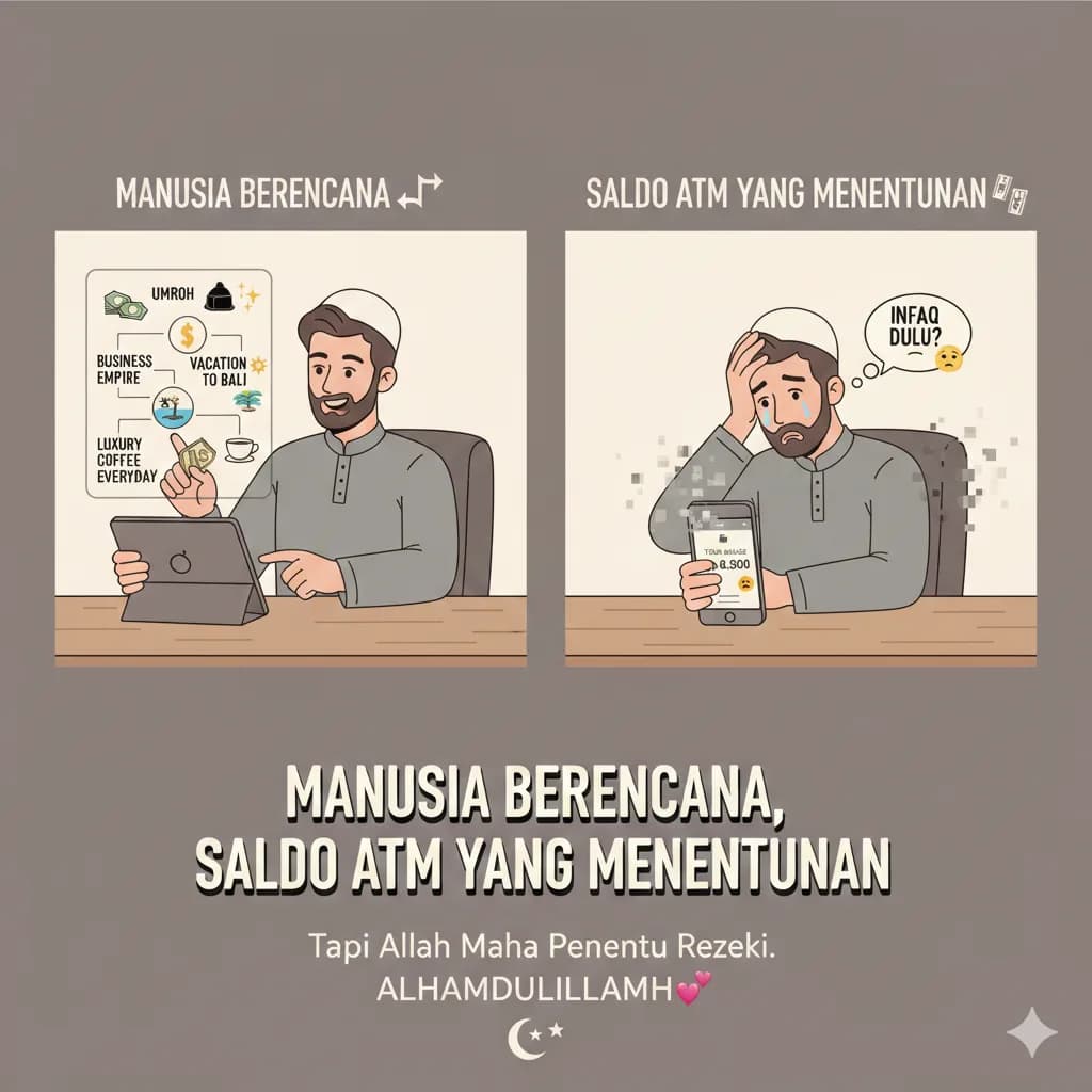 Manusia Berencana, Saldo ATM yang Menentukan