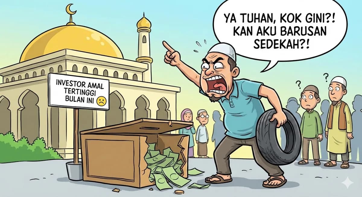 Yang Bikin Amal Rusak Bukan Dosa, Tapi “Merasa Berhak” (Edisi: Curhat Jalur Langit tapi Minta Jalur VIP)