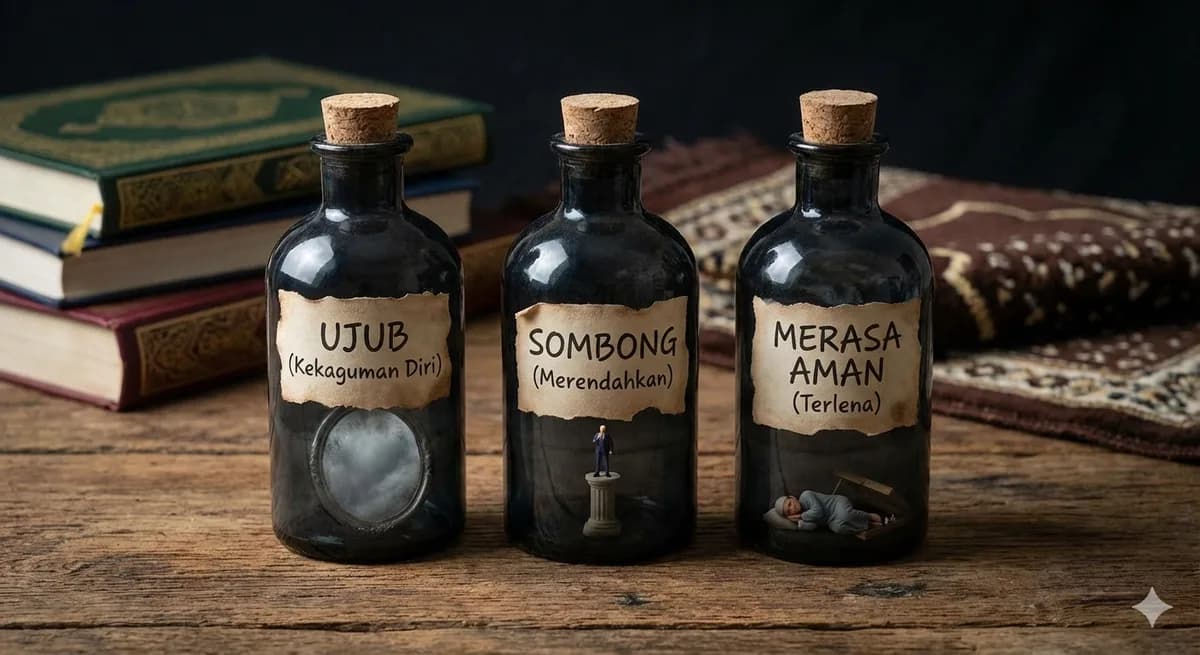 3 Racun Setelah Taat: Ujub, Sombong, Merasa Aman