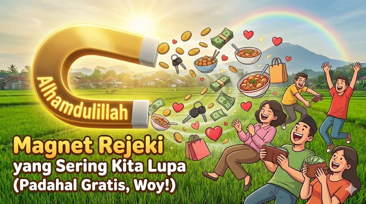 The Power of 'Alhamdulillah': Magnet Rejeki yang Sering Kita Lupa (Padahal Gratis, Woy!)