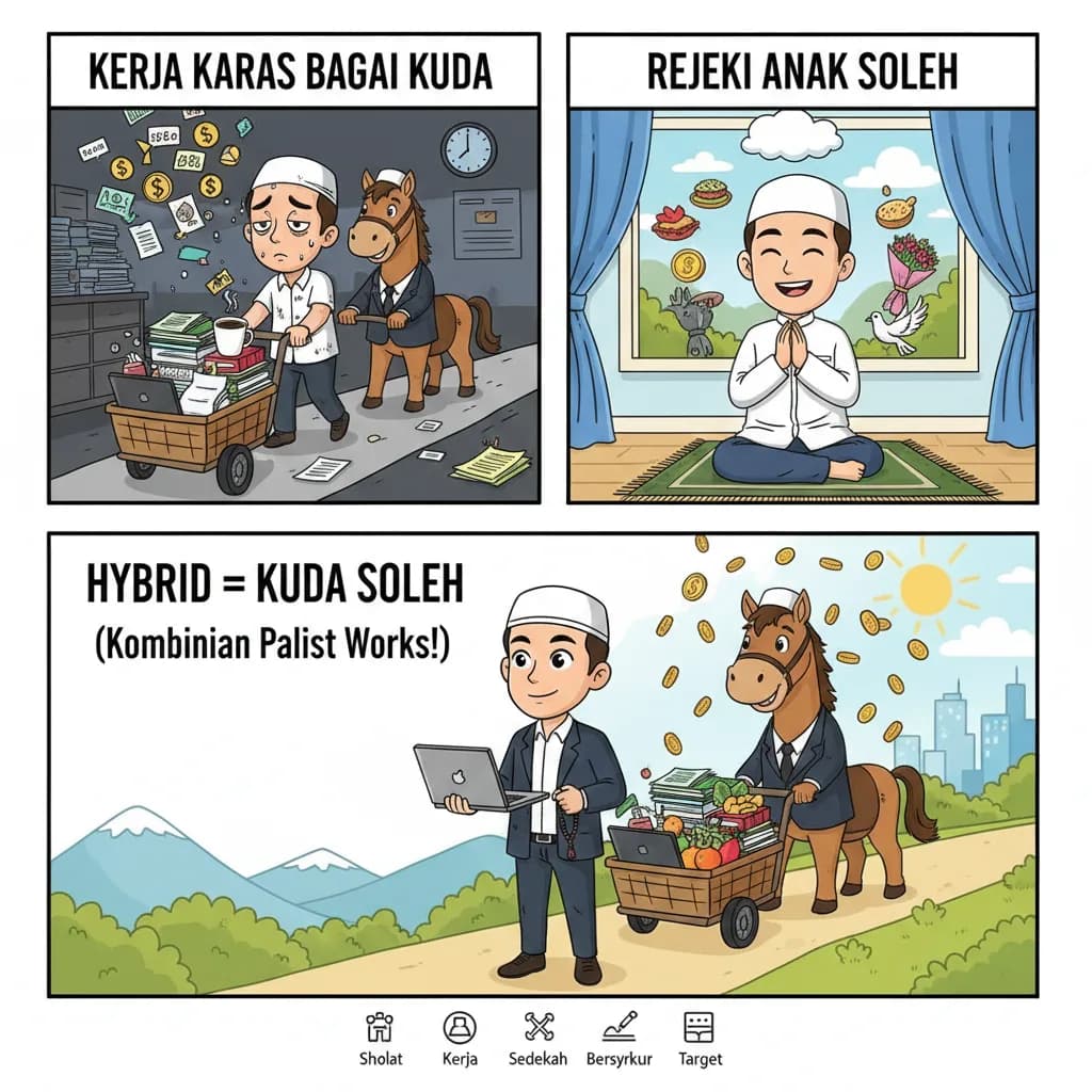 Antara Kerja Keras Bagai Kuda vs. Rejeki Anak Soleh: Mana yang Lebih Works?