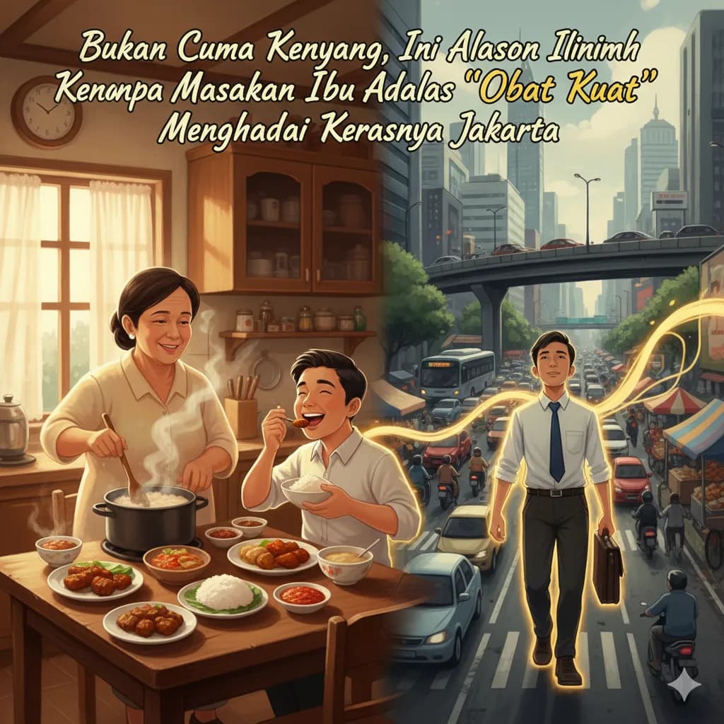 Bukan Cuma Kenyang, Ini Alasan Ilmiah Kenapa Masakan Ibu Adalah 'Obat Kuat' Menghadapi Kerasnya Jakarta