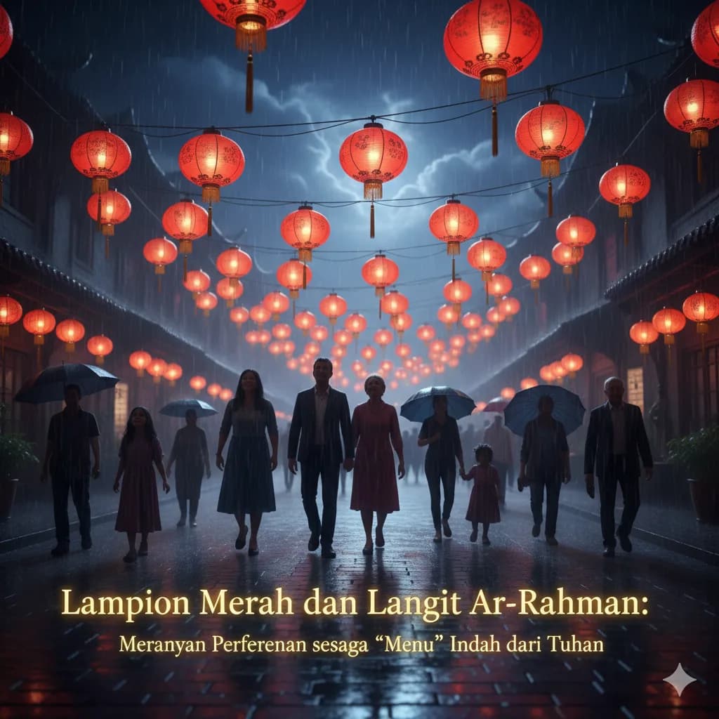 Lampion Merah dan Langit Ar-Rahman: Merayakan Perbedaan sebagai 'Menu' Indah dari Tuhan 