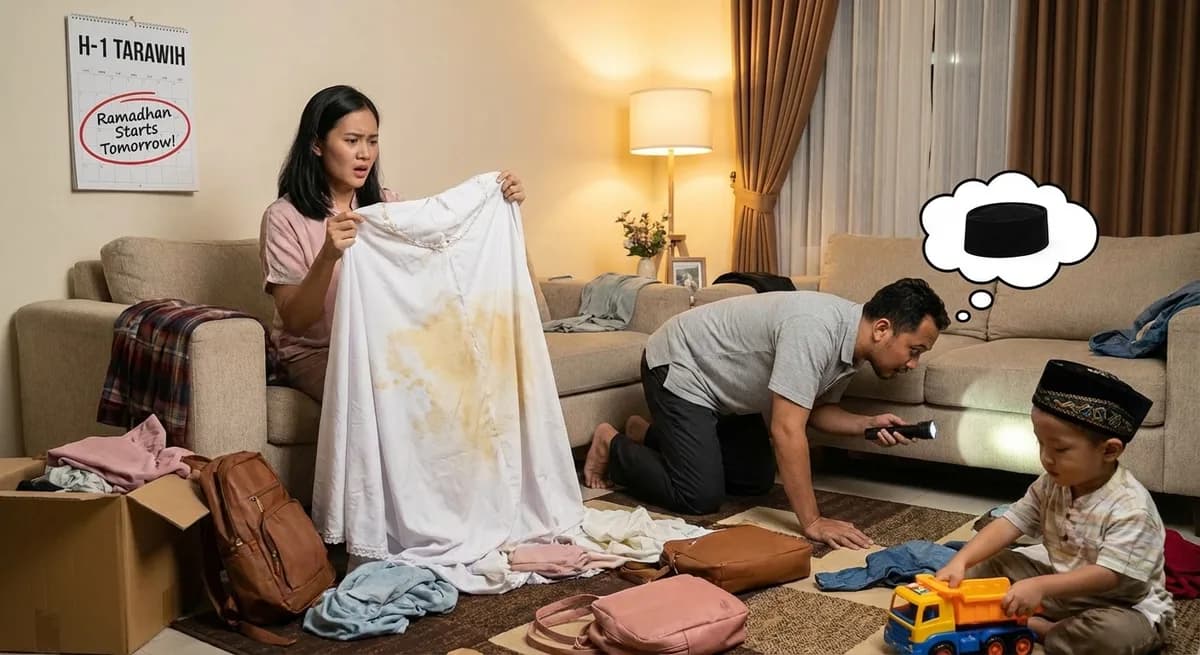 Misteri Mukena yang Menguning dan Peci yang Hilang Ditelan Bumi: Drama H-1 Tarawih