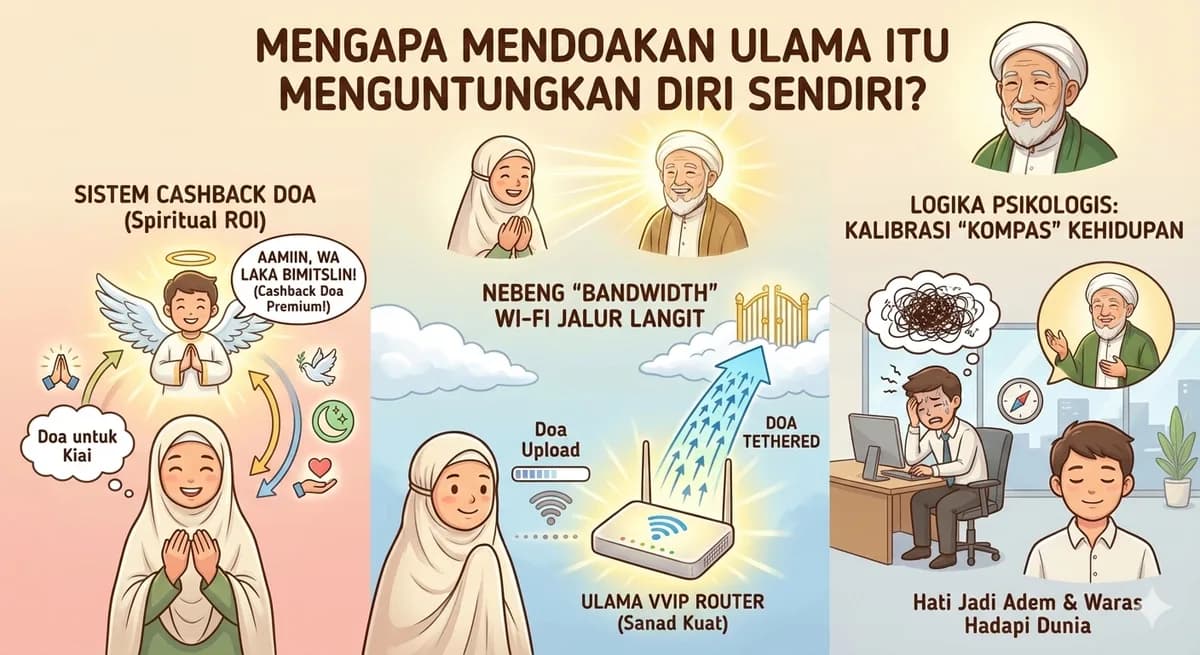 Mengapa Mendoakan Ulama Itu Menguntungkan Diri Sendiri? Ini Jawaban Logis dan Spiritualnya