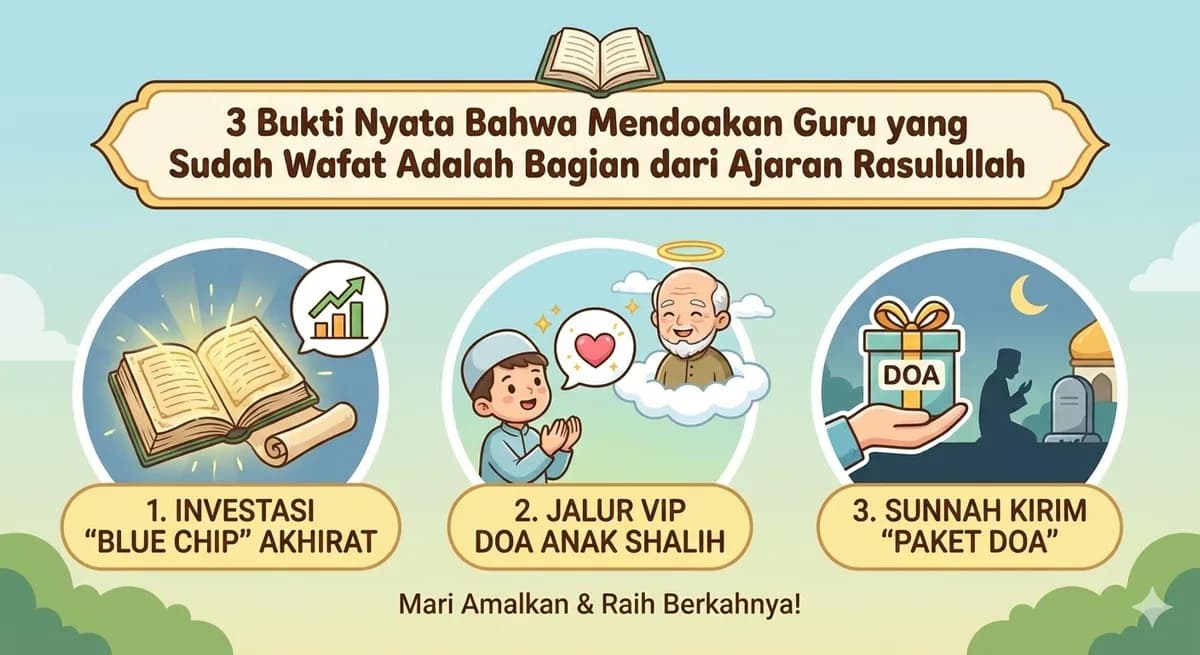 3 Bukti Nyata Bahwa Mendoakan Guru yang Sudah Wafat Adalah Bagian dari Ajaran Rasulullah 