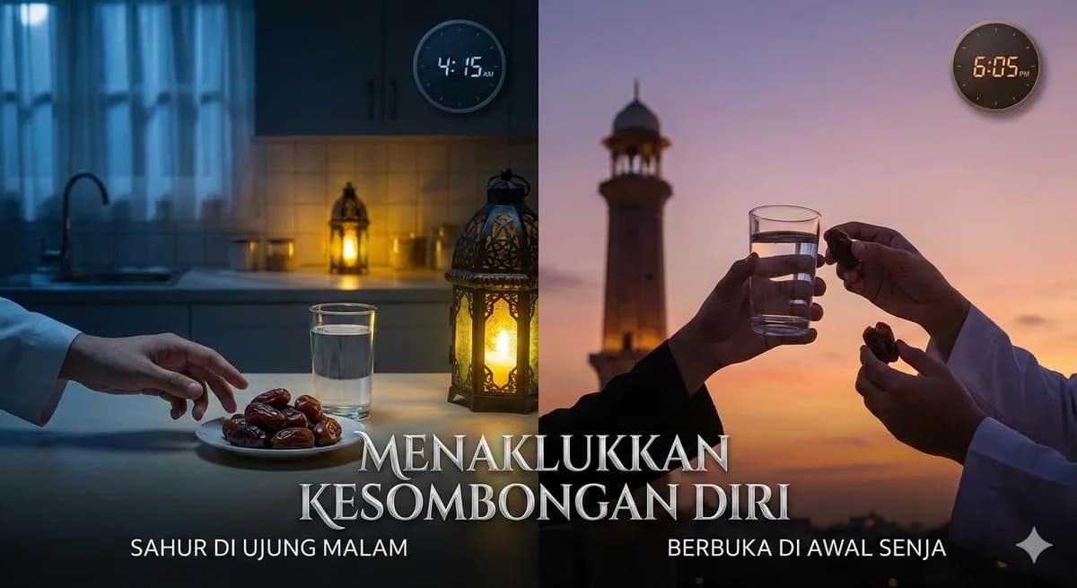 Sahur di Ujung Malam, Berbuka di Awal Senja: Menaklukkan Kesombongan Diri