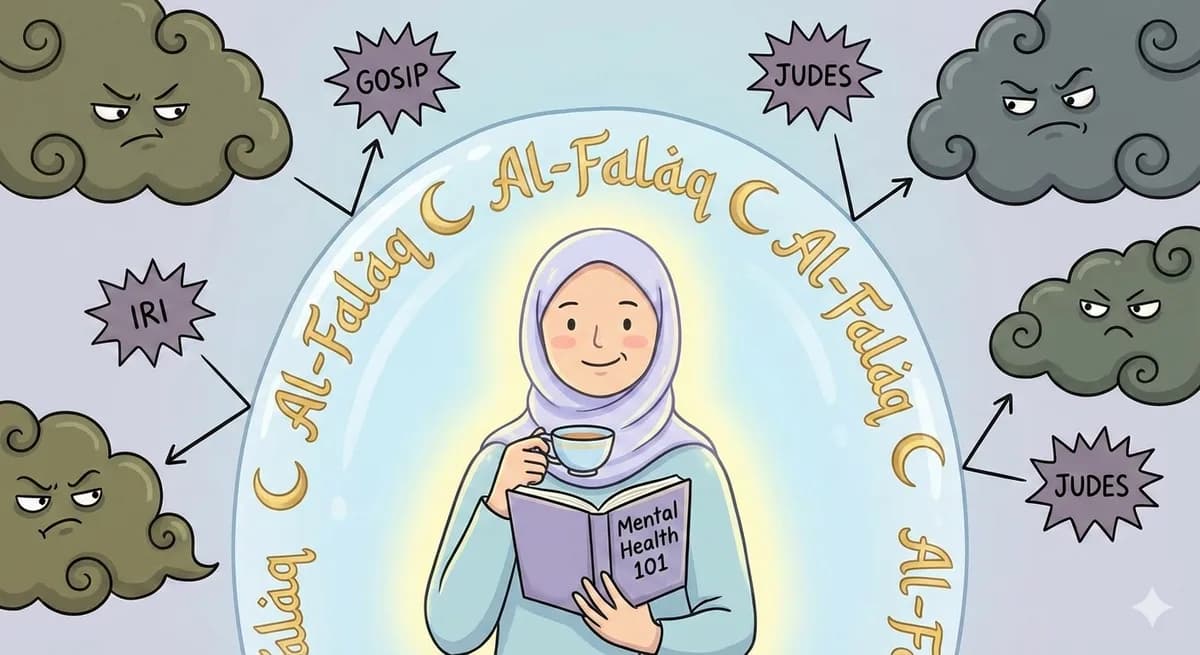 Punya Lingkungan Toxic? Ini Cara Al-Falaq Melindungi Kewarasan Mentalmu