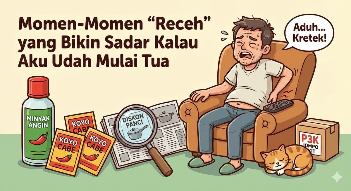Momen-Momen 'Receh' yang Bikin Sadar Kalau Aku Udah Mulai Tua