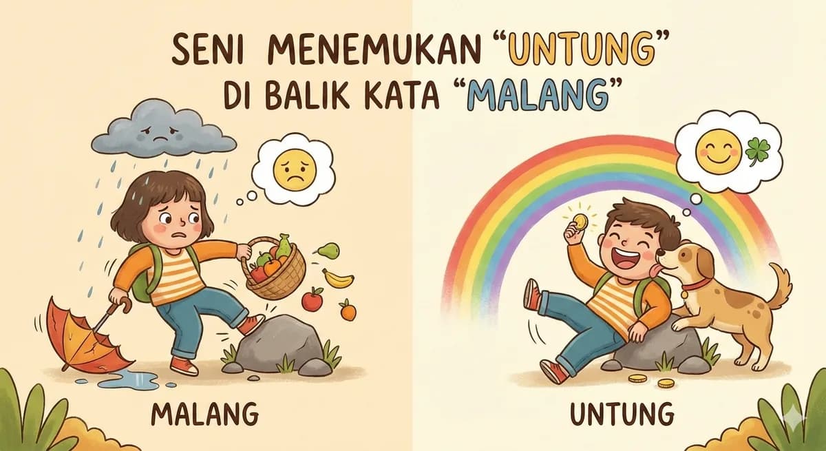 Seni Menemukan "Untung" di Balik Kata "Malang"