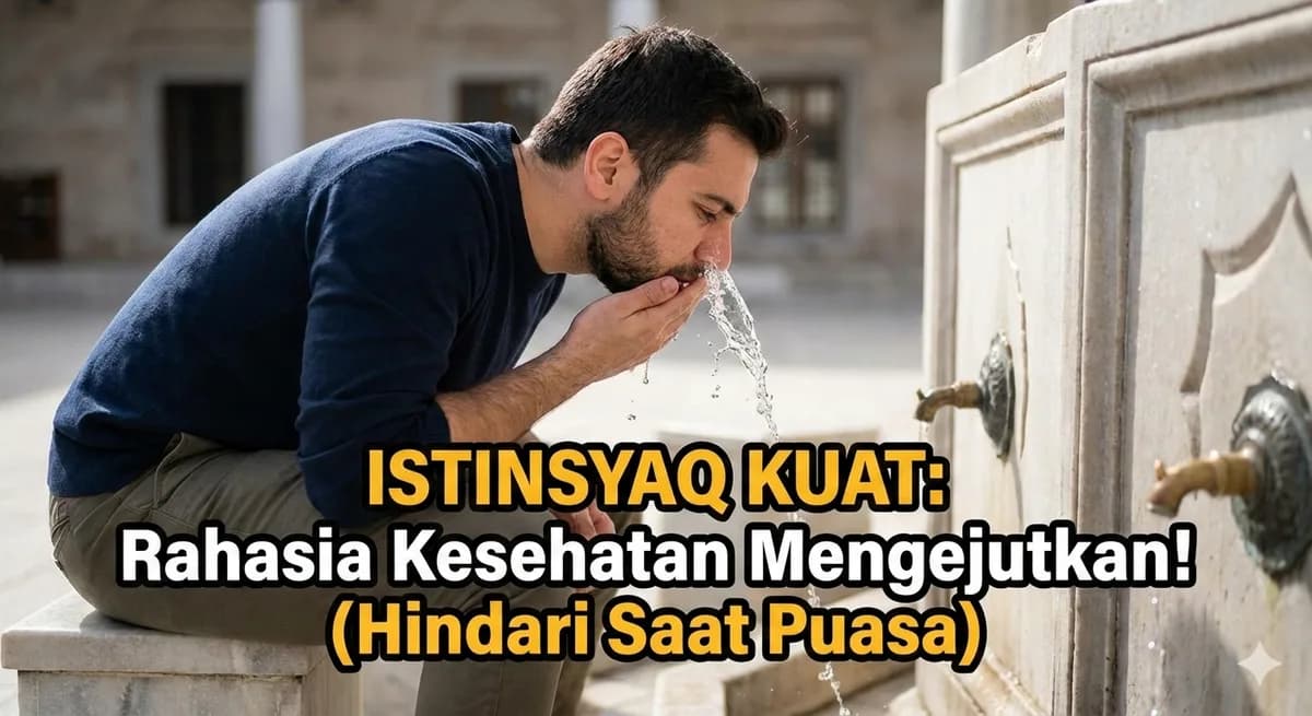 Lakukan Ini Sekuat Tenaga Saat Wudhu (Kecuali Saat Puasa), Efeknya Mengejutkan Tubuh Anda!
