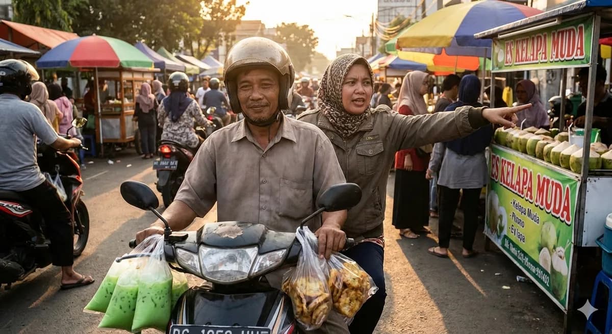 Bukan Cinta, Tapi Lapar: Alasan Pria Setuju Saja Diatur Beli Es Kuwut dan Gorengan