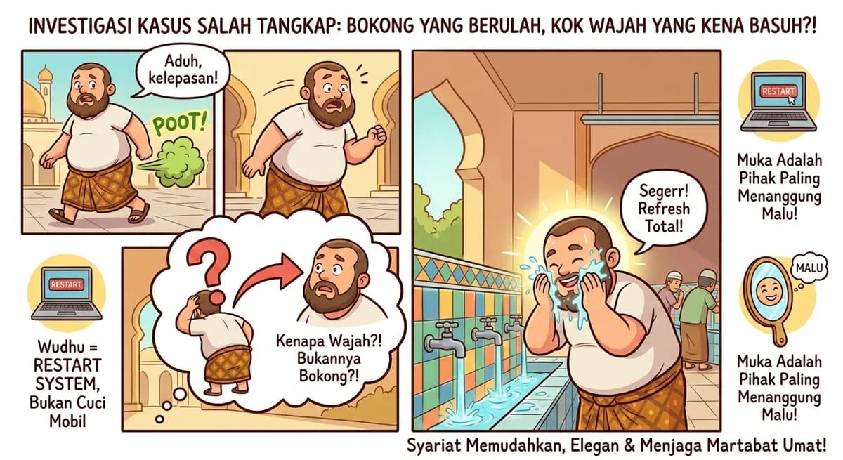 Investigasi Kasus Salah Tangkap: Bokong yang Berulah, Kok Wajah yang Kena Basuh?!