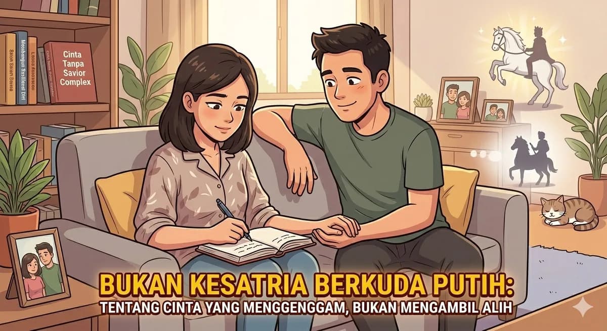 Bukan Kesatria Berkuda Putih: Tentang Cinta yang Menggenggam, Bukan Mengambil Alih