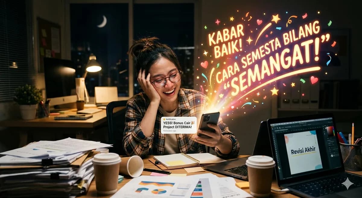 Lagi Capek-Capeknya Kerja, Eh Dapat Kabar Baik: Cara Semesta Bilang 'Semangat!'