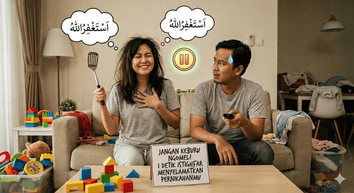 Jangan Keburu Ngomel! Ini Alasan 1 Detik Istighfar Bisa Menyelamatkan Pernikahanmu