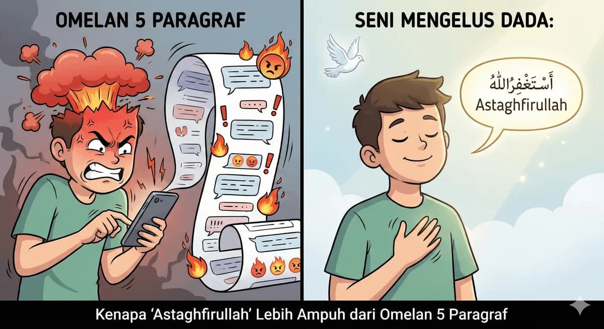 Seni Mengelus Dada: Kenapa "Astaghfirullah" Lebih Ampuh dari Omelan 5 Paragraf