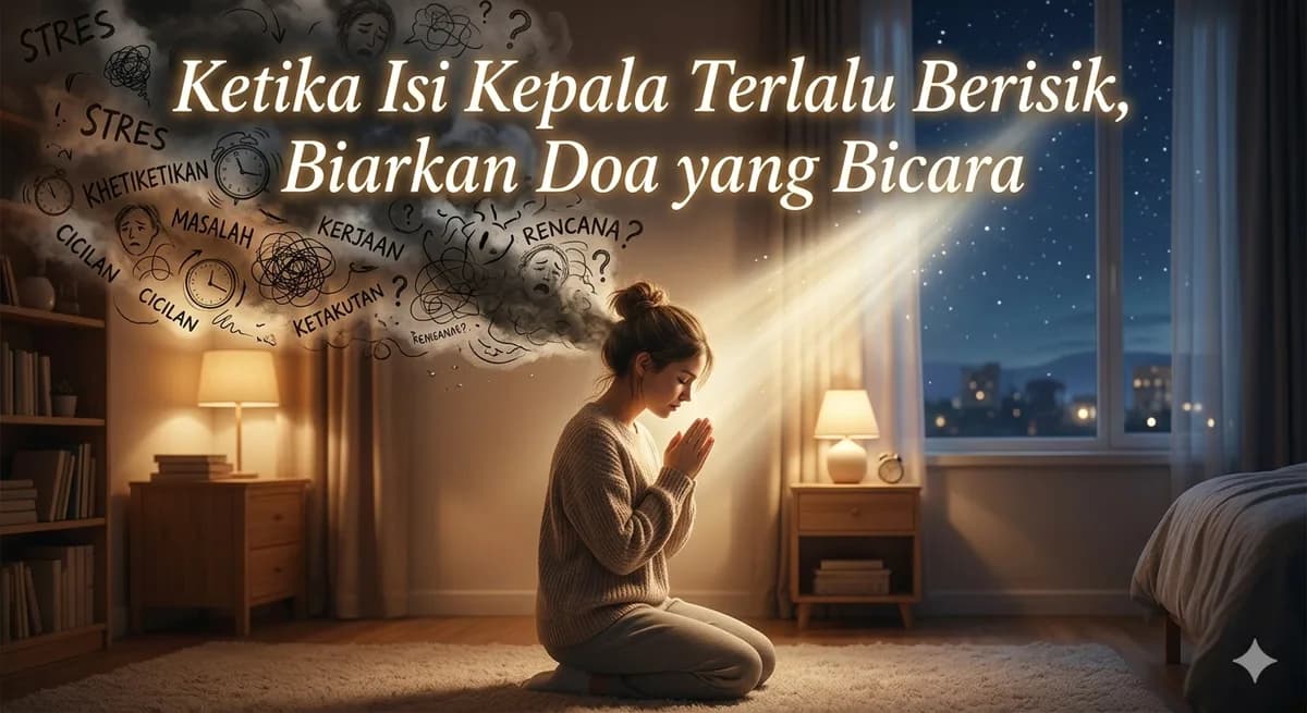 Ketika Isi Kepala Terlalu Berisik, Biarkan Doa yang Bicara