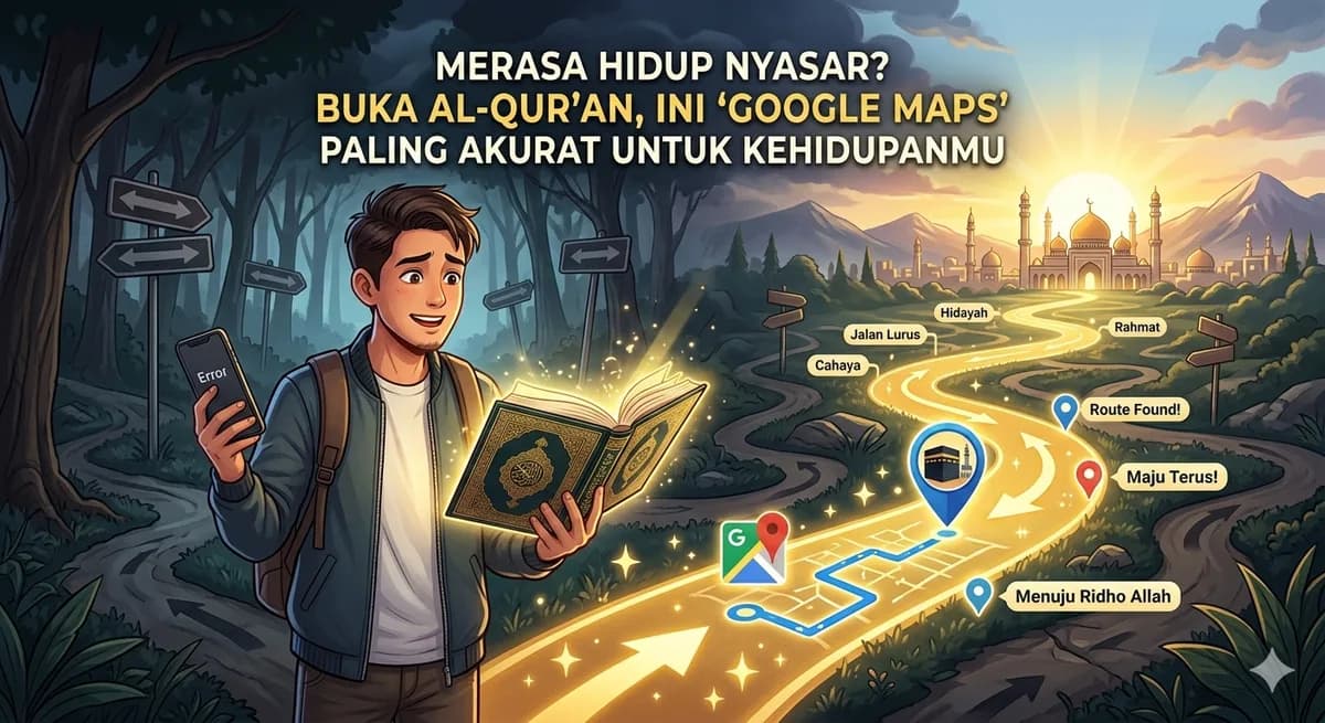Merasa Hidup Nyasar? Buka Al-Qur'an, Ini 'Google Maps' Paling Akurat untuk Kehidupanmu