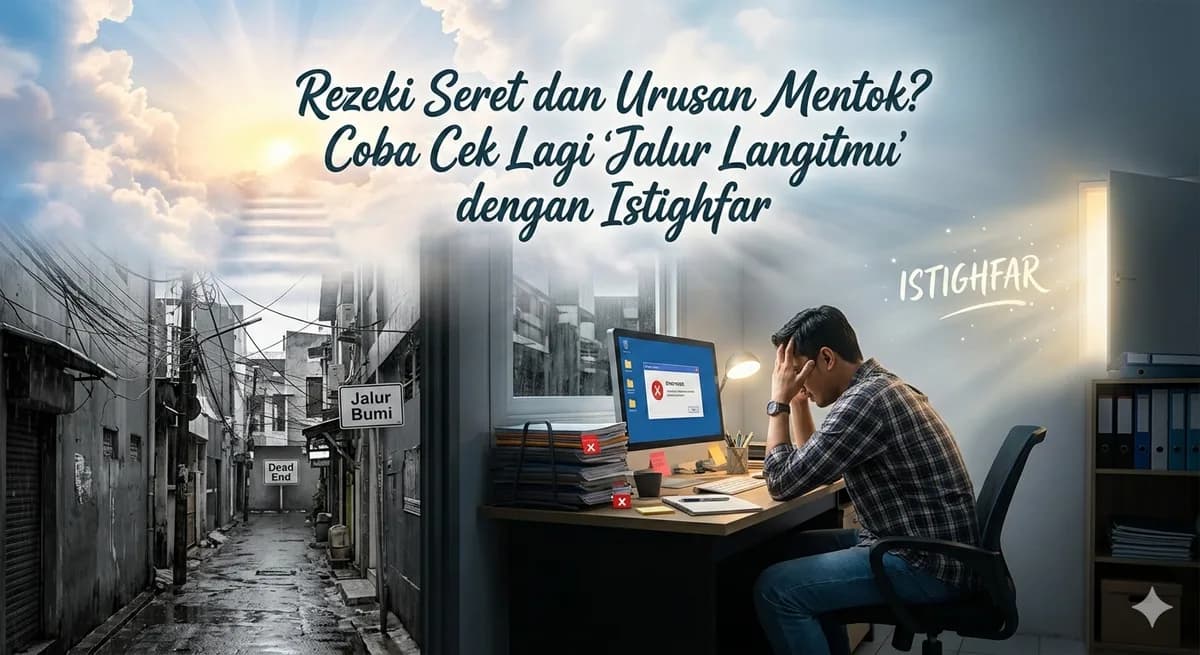 Rezeki Seret dan Urusan Mentok? Coba Cek Lagi "Jalur Langitmu" dengan Istighfar