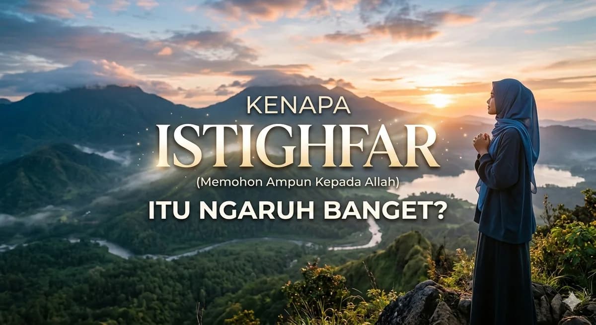 Bukan Healing, Kadang yang Kita Butuhkan Cuma Duduk Sebentar dan Beristighfar