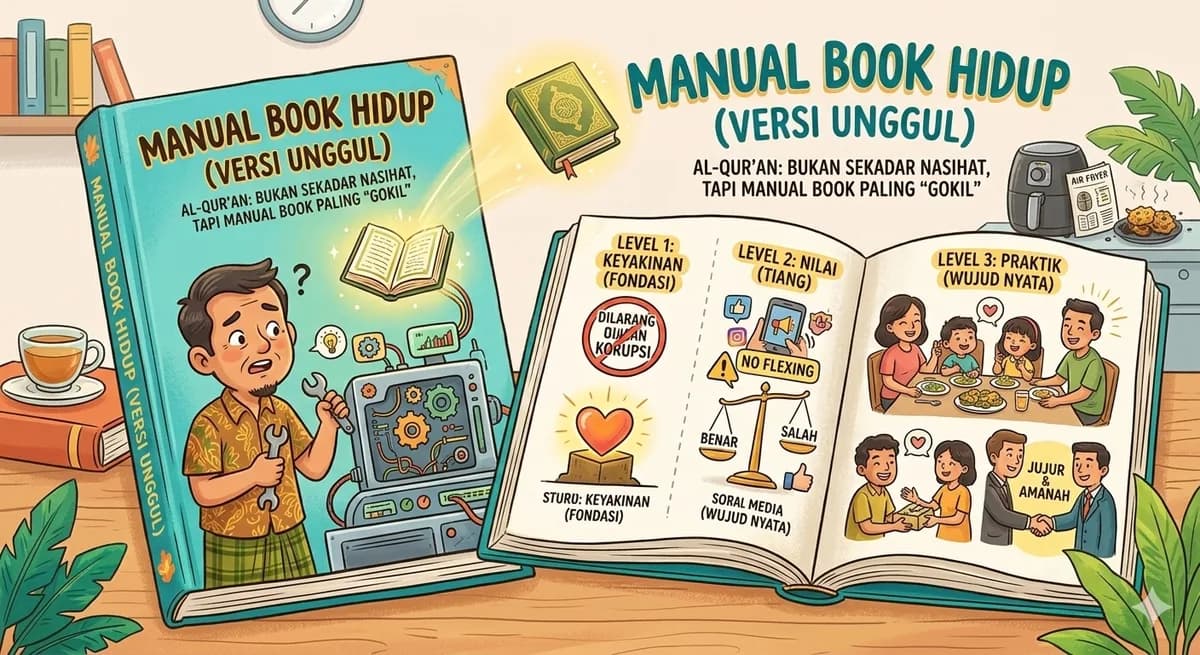 Al-Qur’an: Bukan Sekadar Nasihat, Tapi Manual Book Paling "Gokil"