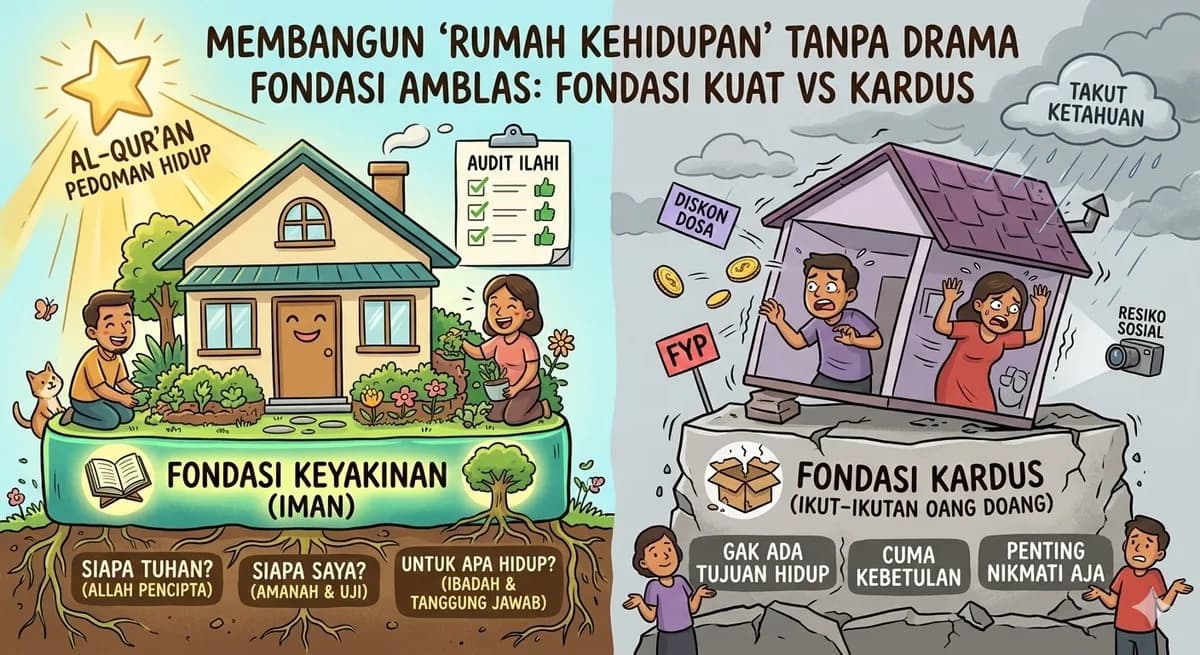 Membangun "Rumah Kehidupan" Tanpa Drama Fondasi Amblas