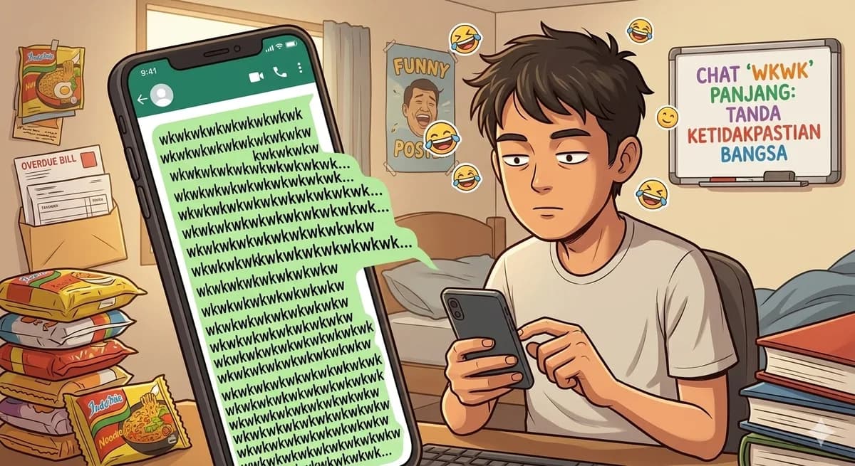 Chat ‘Wkwk’ Panjang: Tanda Ketidakpastian Bangsa