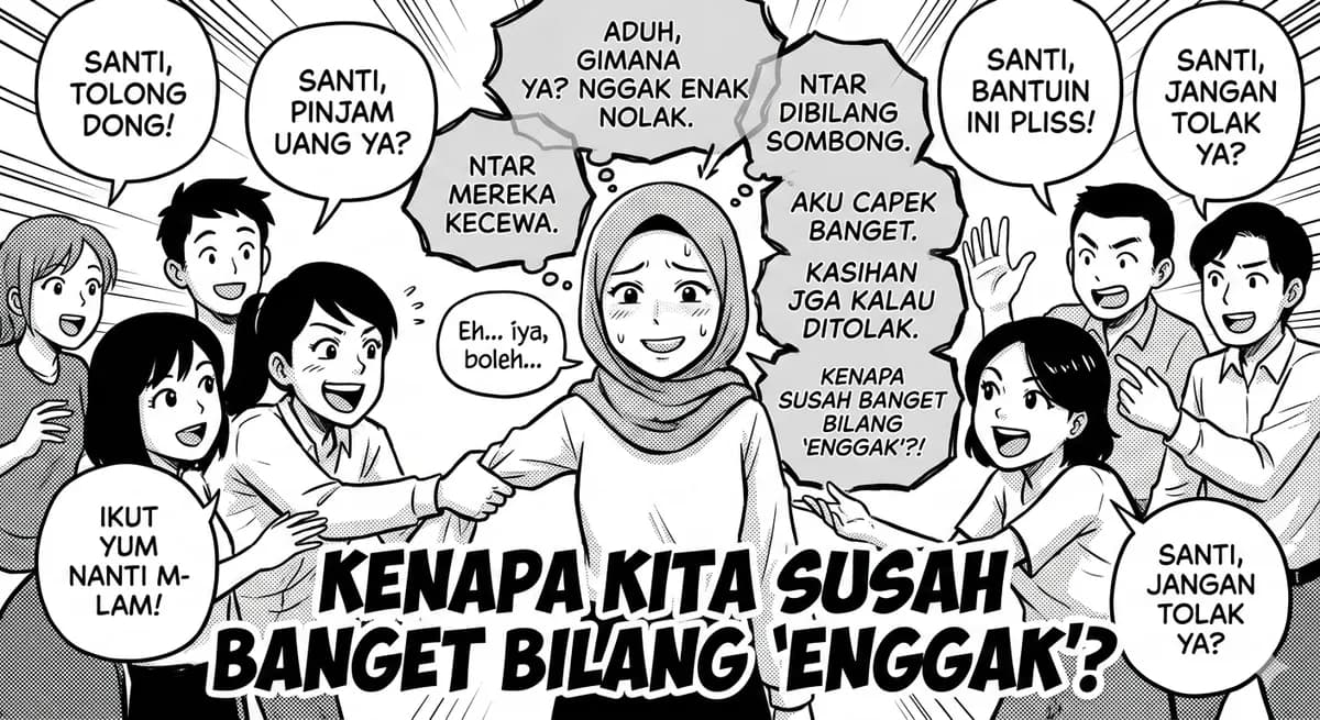 Seni Menolak Ajakan Nongkrong Tanpa Harus Pura-Pura Sakit Tipes (Panduan Khusus Kaum "Nggak Enakan")