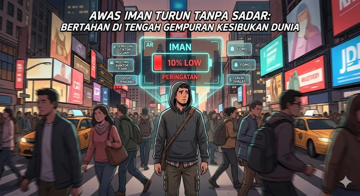 Awas Iman Turun Tanpa Sadar: Bertahan di Tengah Gempuran Kesibukan Dunia