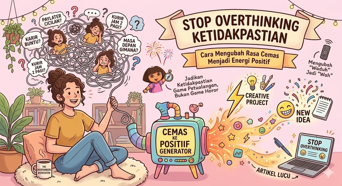 Stop Overthinking Ketidakpastian: Cara Mengubah Rasa Cemas Menjadi Energi Positif