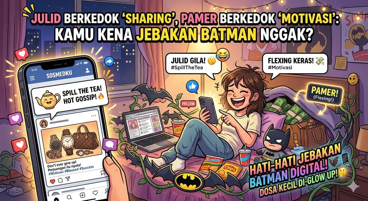 Julid Berkedok "Sharing", Pamer Berkedok "Motivasi": Kamu Kena Jebakan Batman Nggak?