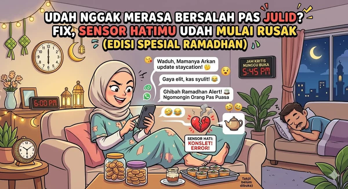 Udah Nggak Merasa Bersalah Pas Julid? Fix, Sensor Hatimu Udah Mulai Rusak (Edisi Spesial Ramadhan)